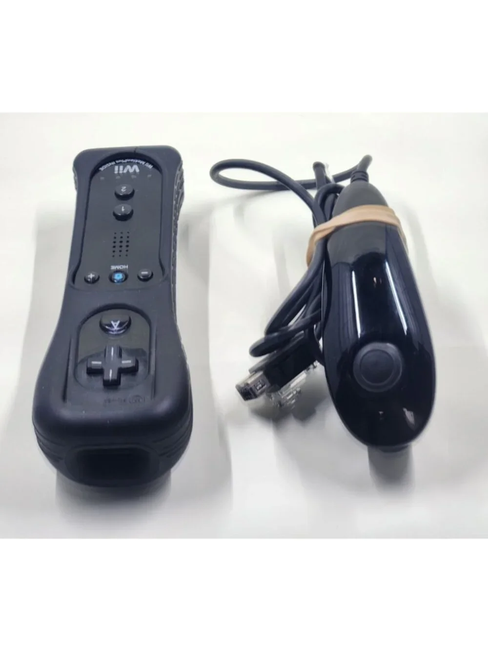 Nintendo Wii Console Black RVL-101 with Cables & Controller